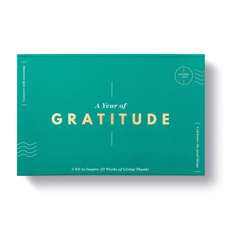Compendium A Year of Gratitude Card Kit by Compendium - A Gratitude Note Card Kit to Inspire 52 Weeks of Giving Thanks - Image 1